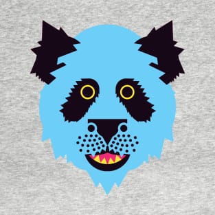 Panda Face Blue T-Shirt